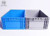 Các container lưu trữ hạng nặng màu xám có nắp đậy 600 X 400 X 230 Kệ kệ