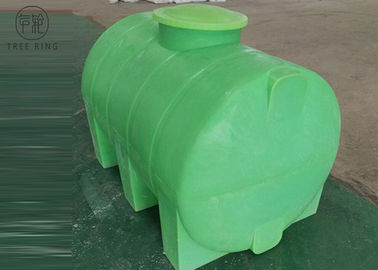 1000L tự do đứng Custom Roto Mold Tank cho lưu trữ hàng loạt chân ngang trắng / xanh dương
