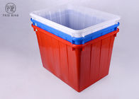 Thùng nhựa lồng lớn, hộp nhựa màu đỏ / xanh tái chế