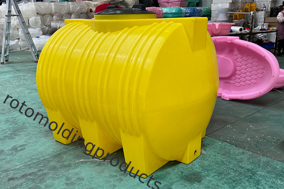 500L tự do đứng tùy chỉnh Rotomolded ốc cầu bình lưu trữ nước ngang cho thu hoạch nước mưa