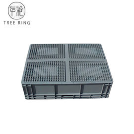 800 * 600 * 230 Mm Euro Hộp nhựa lưu trữ Khay cho lưu trữ công nghiệp
