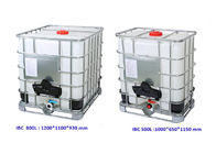 800l Ibc Hàng hóa nguy hiểm Container Cấp thực phẩm Cấp Ibc để lưu trữ và vận chuyển