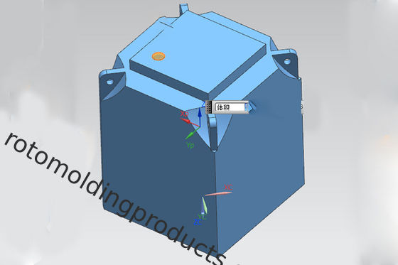 Tùy chỉnh Rotomolding PE đầy nước Ballast khối với sự ổn định cho cho giữ hàng rào tạm thời an toàn
